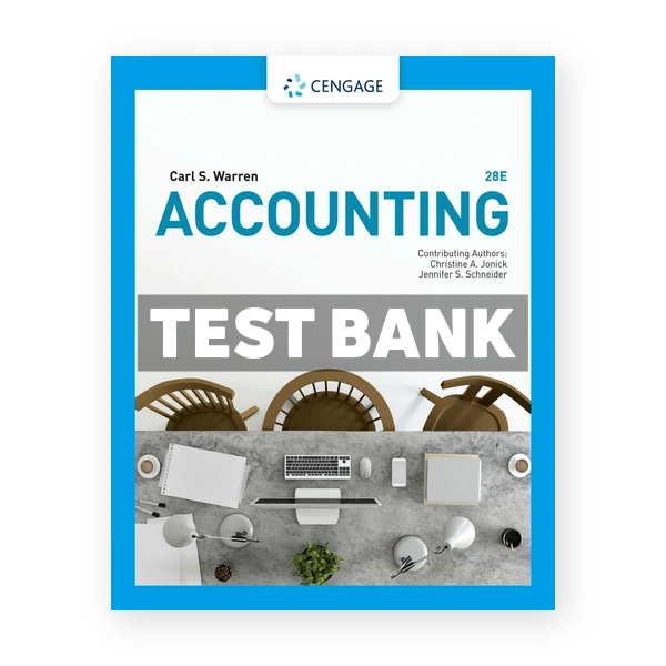 Accounting 28th Warren Test Bank