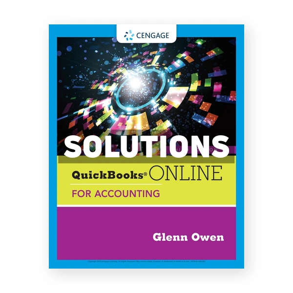 Using QuickBooks Online for Accounting 3rd Owen Solutions Manual