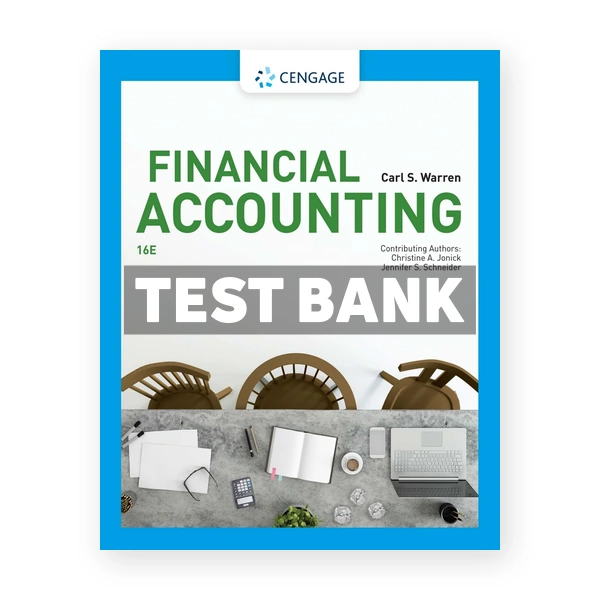 Financial Accounting 16th Warren Test Bank