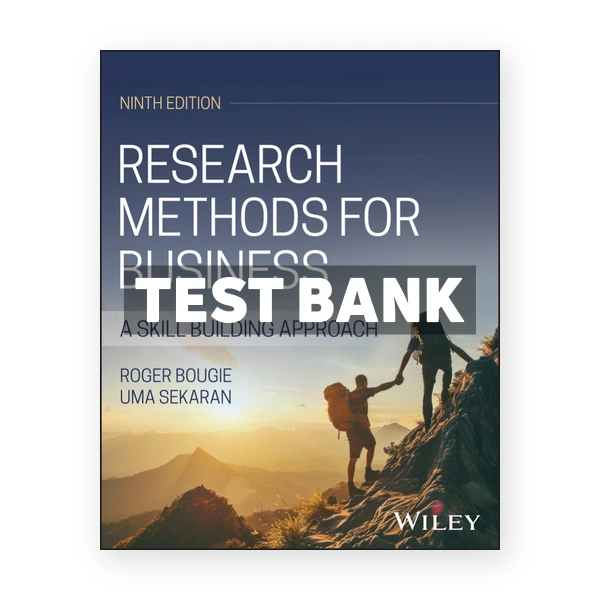 Research Methods for Business 9th Bougie Test Bank