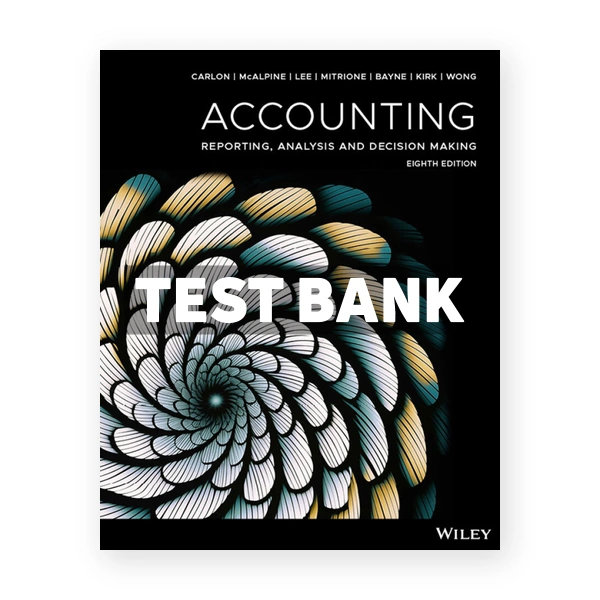 Accounting 8th Carlon Test Bank