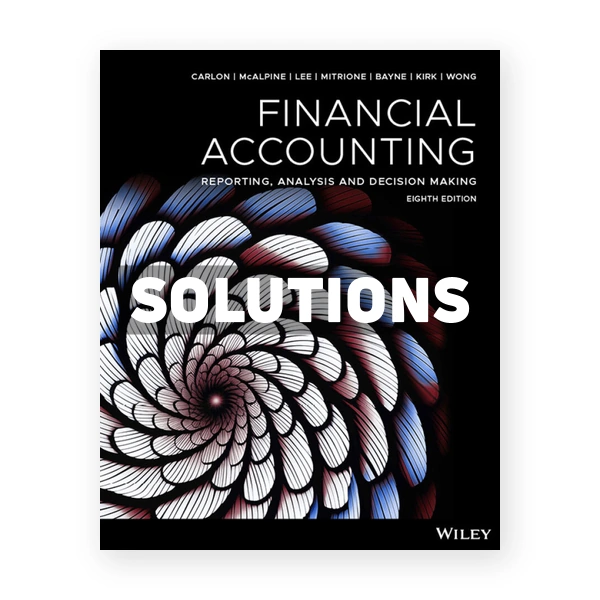 Financial Accounting 8th Carlon Solutions Manual