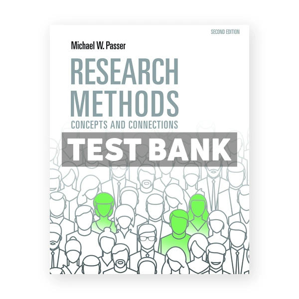 Research Methods Concepts and Connections 2nd Passer Test Bank