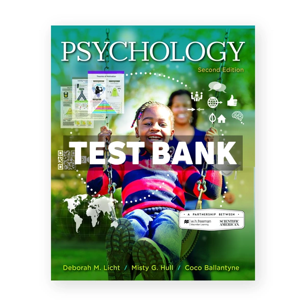 Scientific American Psychology 2nd Licht Test Bank