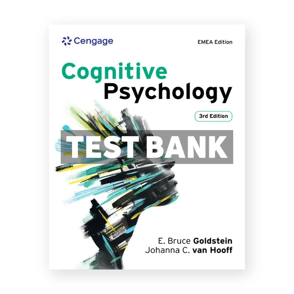 Cognitive Psychology 3rd Goldstein Test Bank