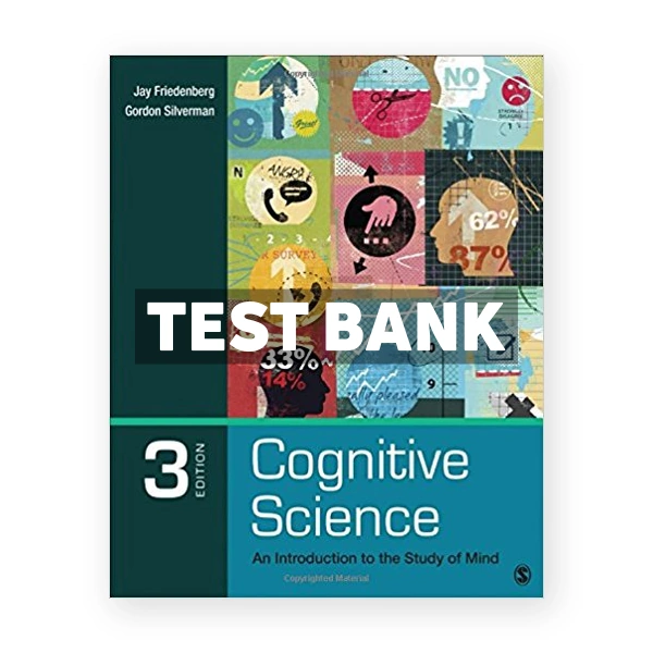 Cognitive Science An Introduction to the Study of Mind 3rd Friedenberg Test Bank