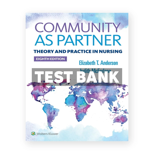 Community As Partner 8th Anderson Test Bank