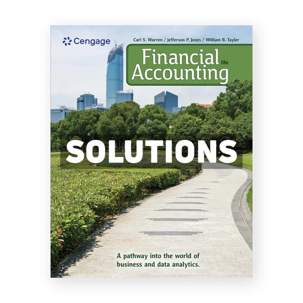 Financial Accounting 18th Warren Solutions Manual