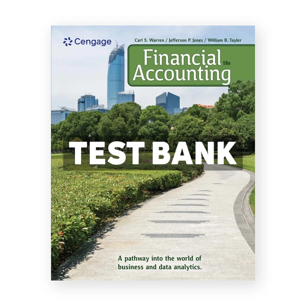 Financial Accounting 18th Warren Test Bank