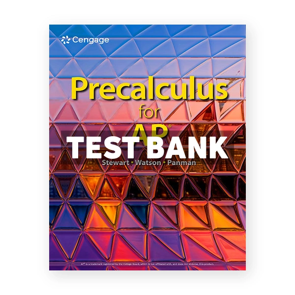 Precalculus for AP Edition 1st Stewart Test Bank