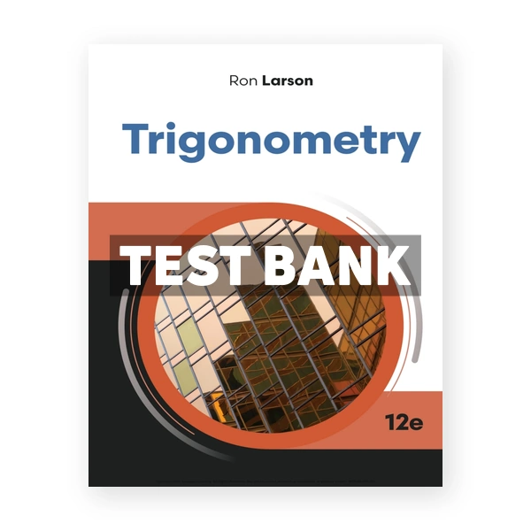 Trigonometry 12th Larson Test Bank