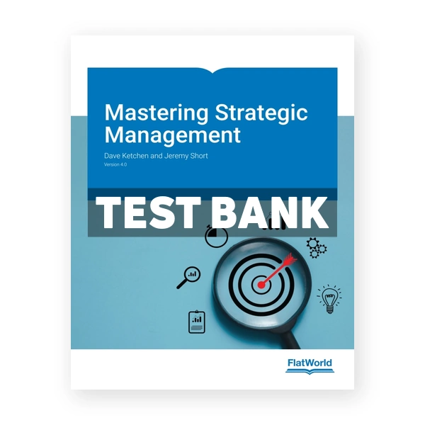 Mastering Strategic Management v4 1st Ketchen Test Bank