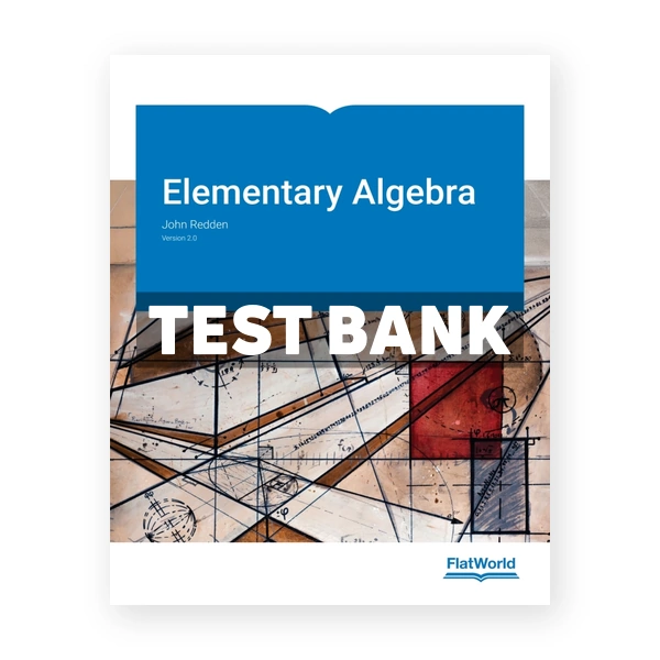 Elementary Algebra v2 1st Redden Test Bank